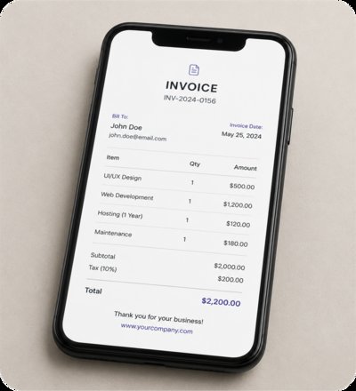 Receipt upload