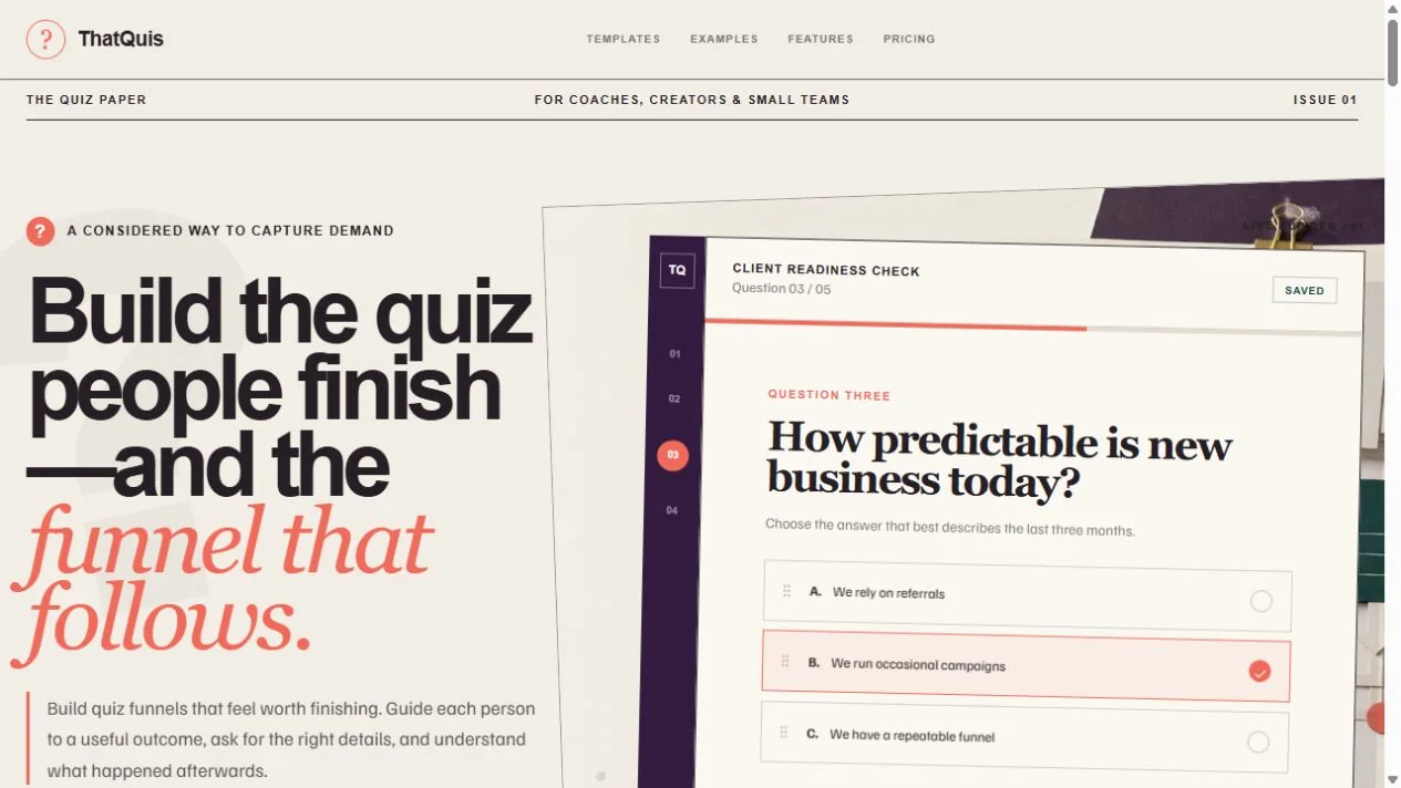 ThatQuis public product preview