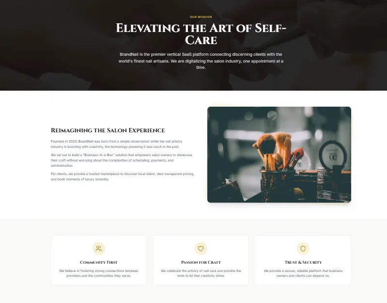 BrandNail.com interface screen 3