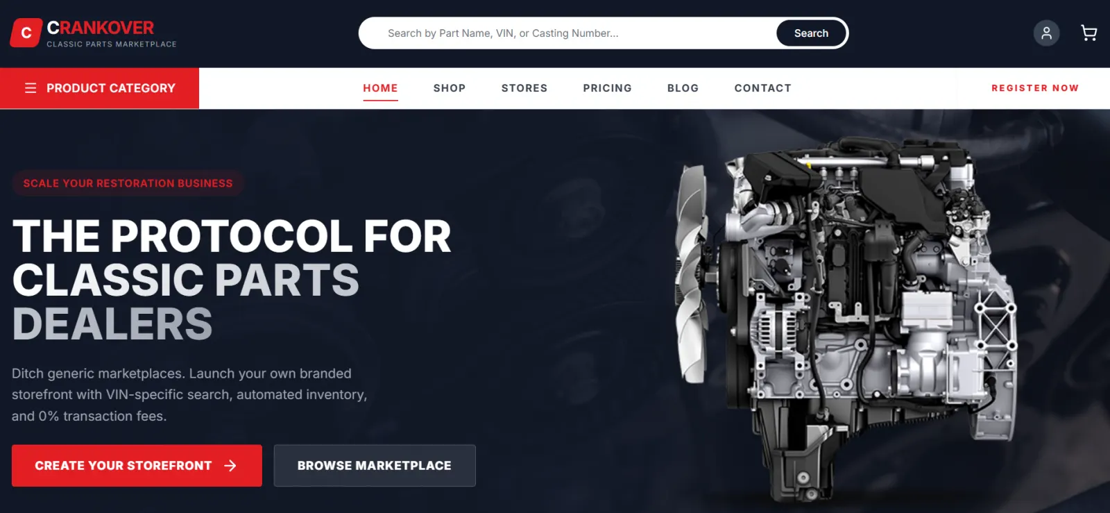 CrankOver.com interface screen 2