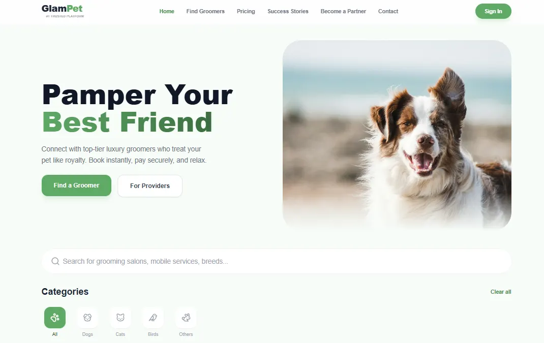 GlamMyPet.com product cover