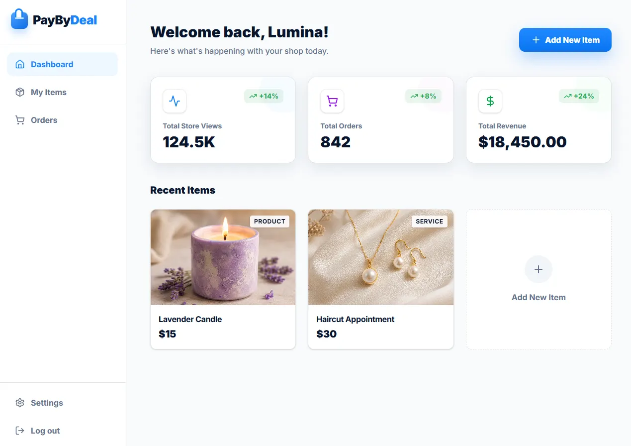 paybydeal.com interface screen 3