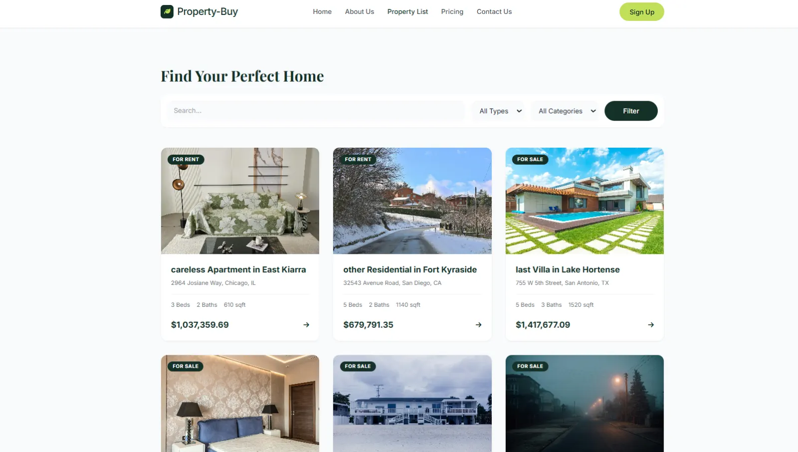 Property-Buy.com interface screen 2