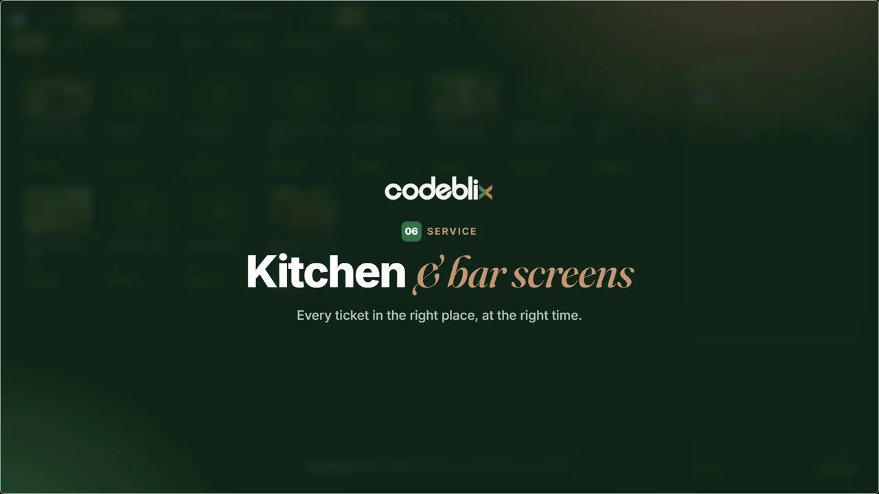 Kitchen and bar screens tutorial cover
